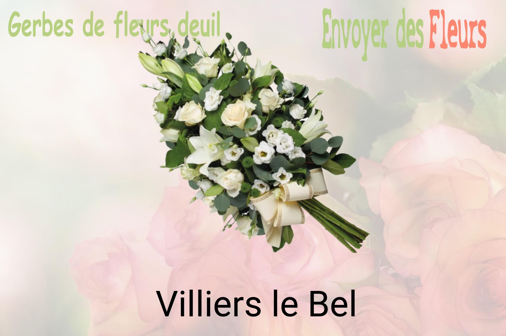 Gerbe de fleurs de deuil livrée à Villiers-le-Bel